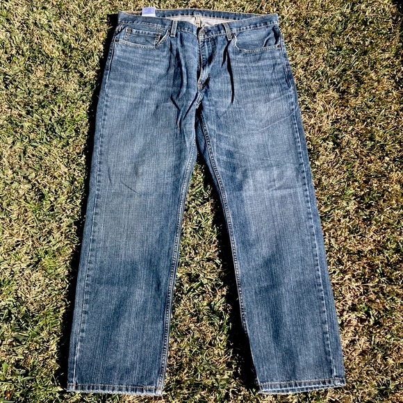 Mens Levi 559 blue jean - Picture 2 of 3